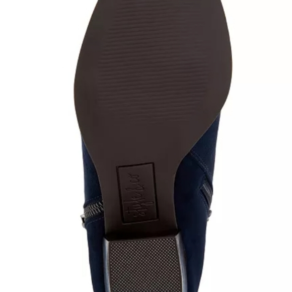 Style & Co Masrinaa Ankle Booties Navy -5.5 - Picture 5 of 9